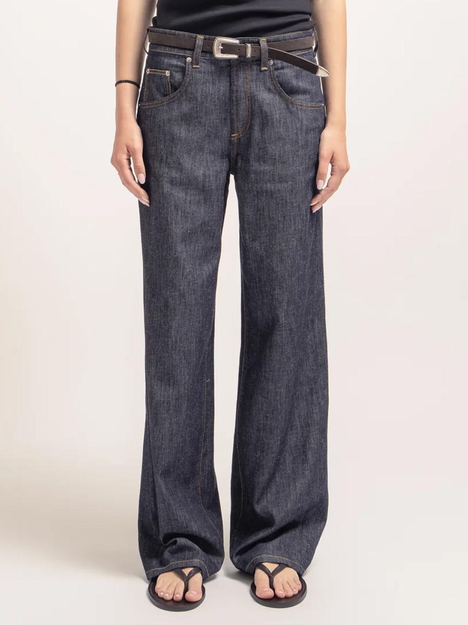 jeans lino  leggero ampio POP 083 DEPARTMENT FIVE 