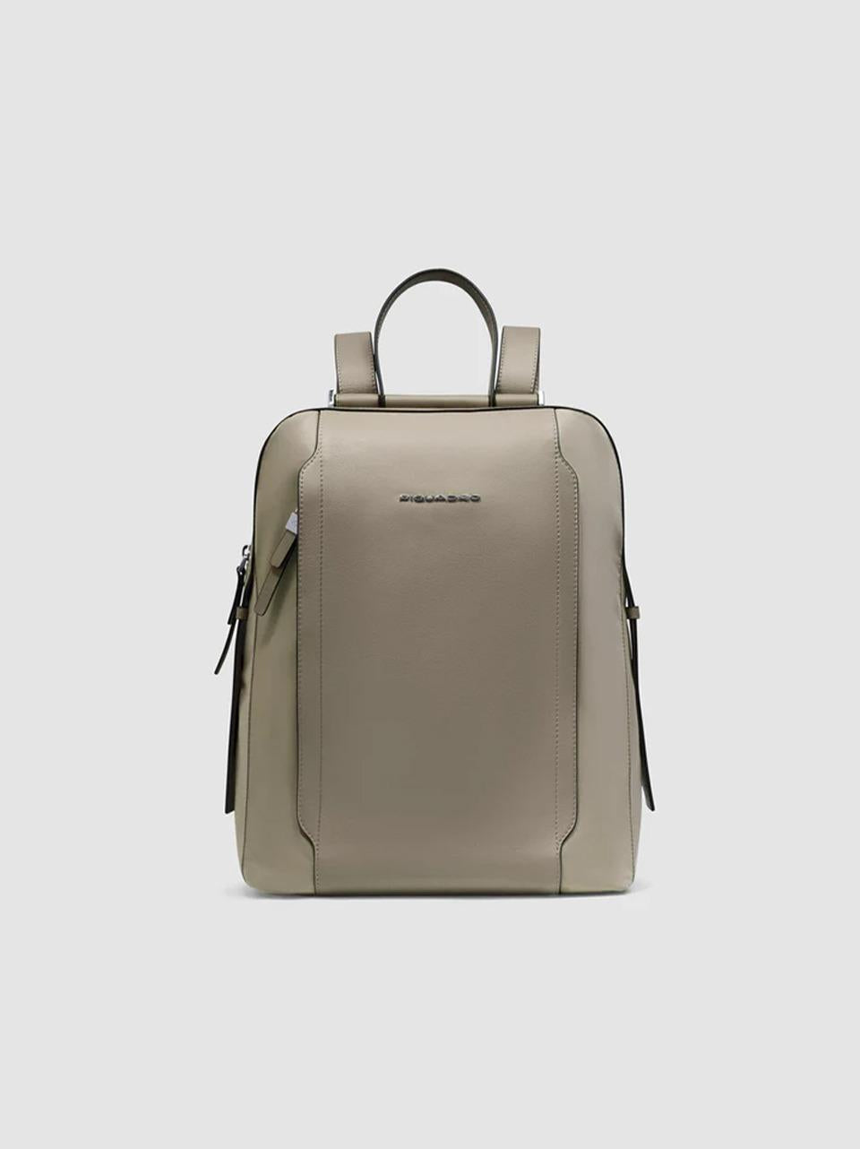 zaino pelle e tesssuto CA4576W92T BEIGE PIQUADRO 