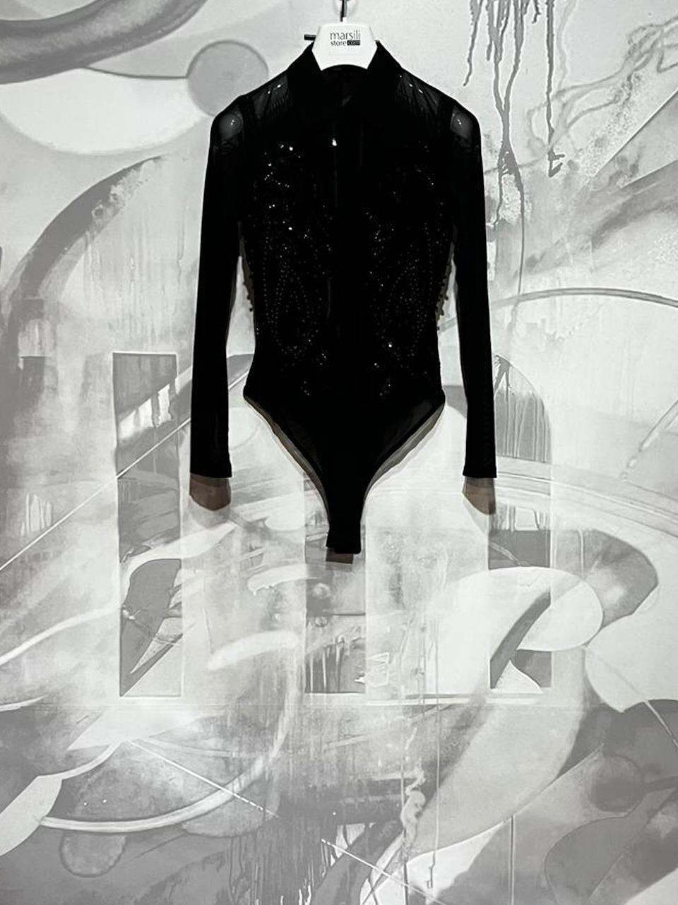 body camicia S38M1372 NERO Souvenir 