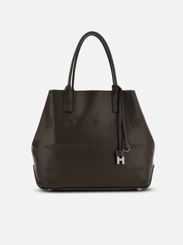 borsa address shopping KBW01TA0300TZPS808 PALISSANDRO HOGAN 