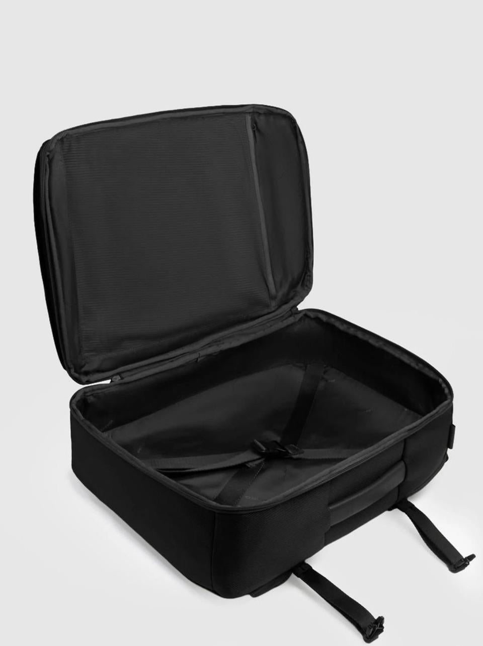 zaino viaggio tessuto riciclato e pelle CA6929S143BM NERO PIQUADRO 