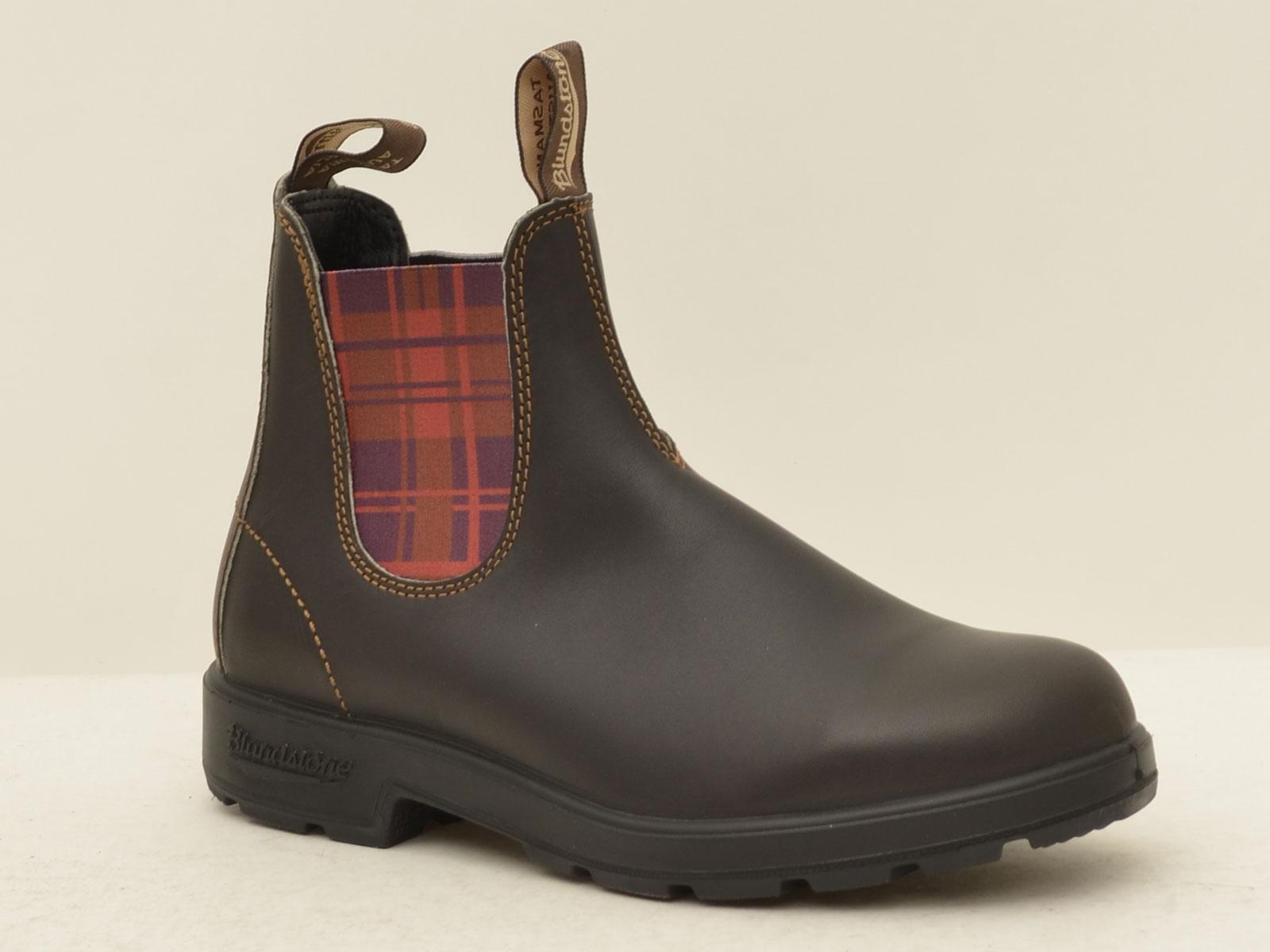 beatles elastico  tartan rosso 2100 BC BROWN LETHER BROWN Blundstone 