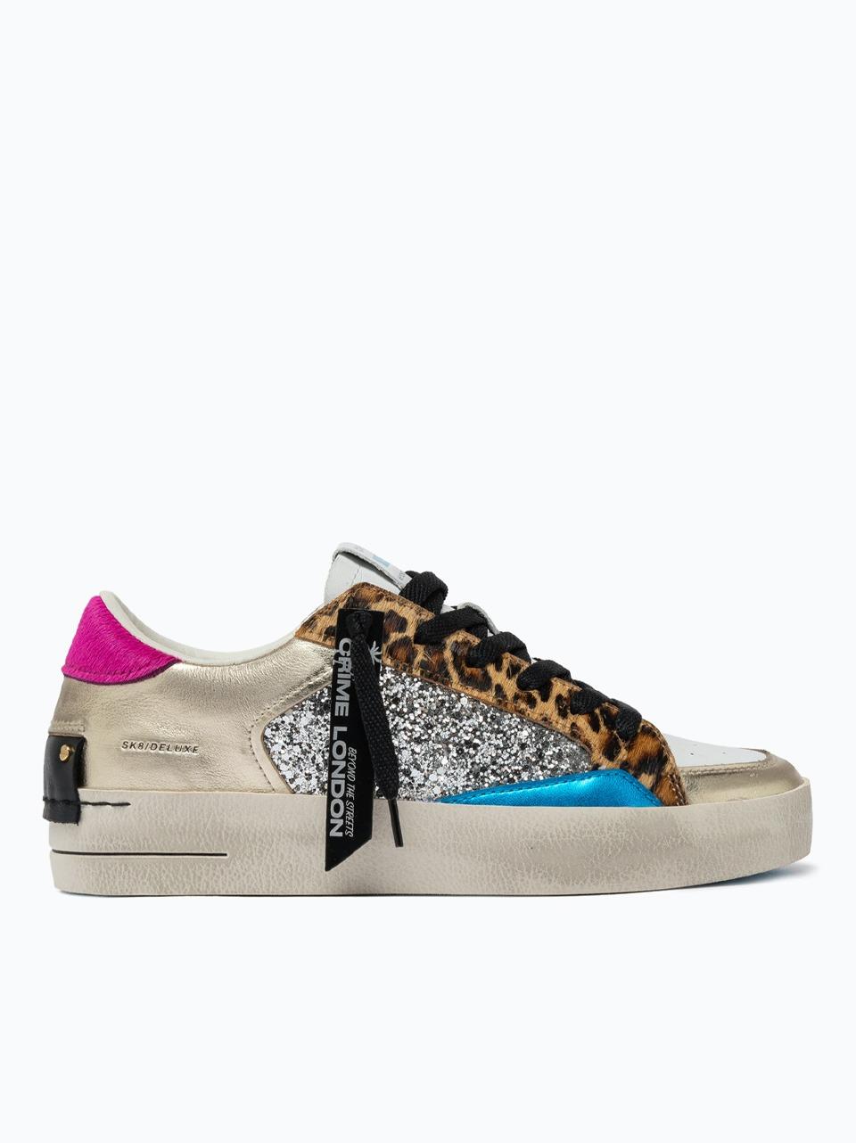 snekers skate de lux 21101 ARGENTO CRIME 