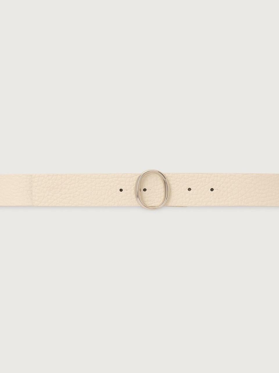 cintura double fibbia o D10C19SOFT AVORIO\NERO ORCIANI 