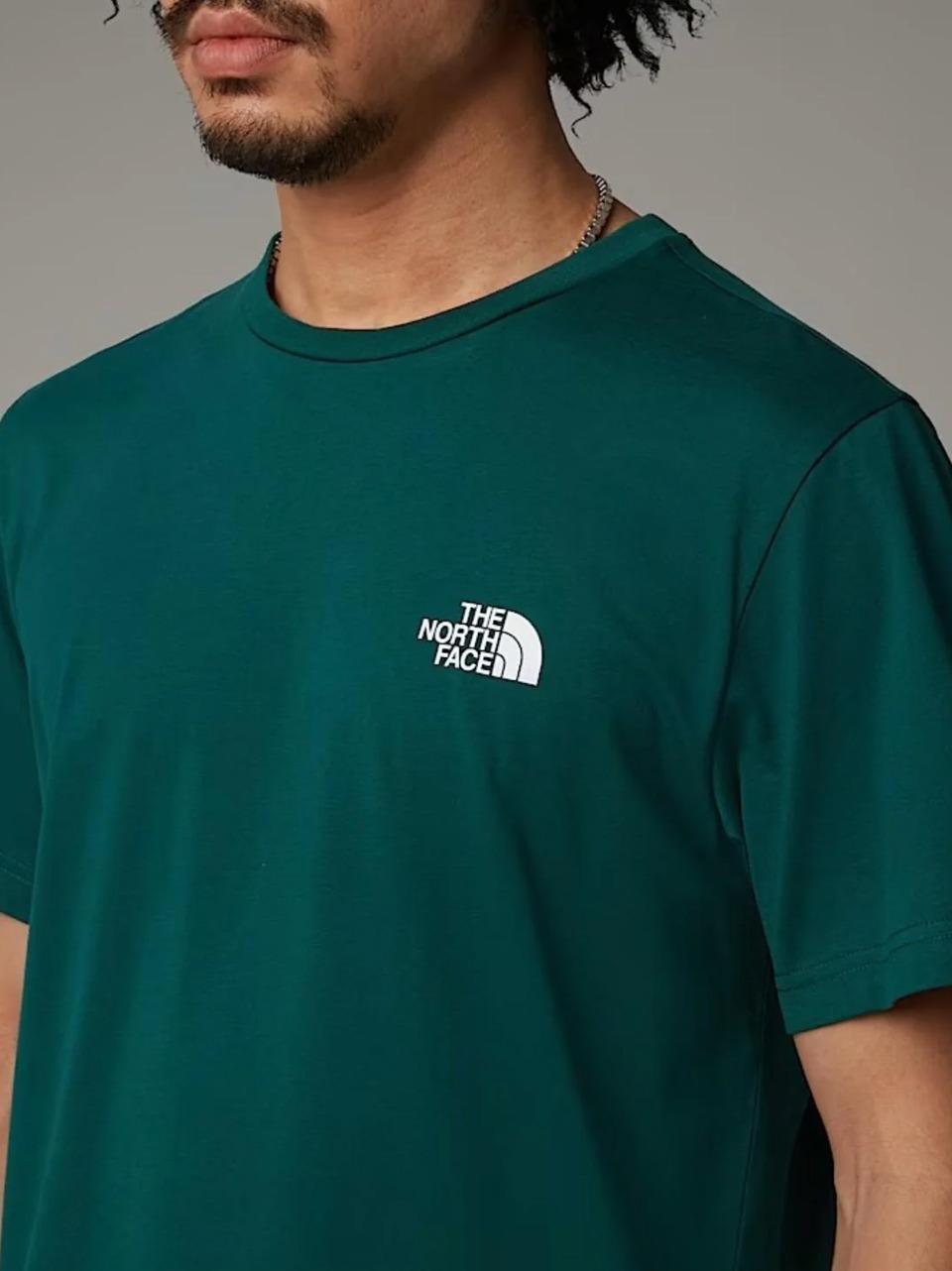 simple dome tee NF0A87NG6 DEEP NORI THE NORTH FACE 