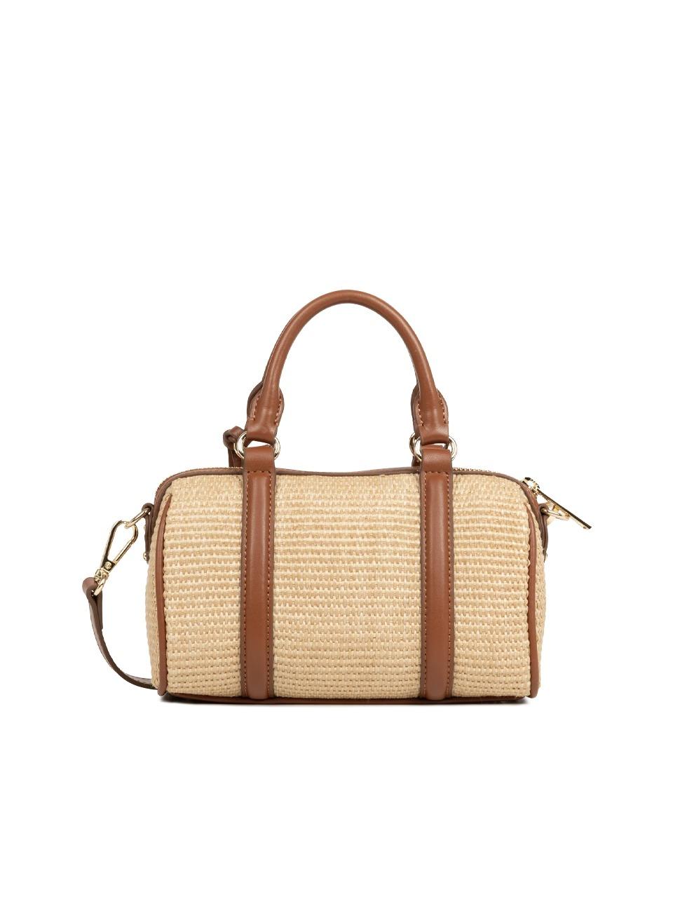 bauletto rafia 518072 COGNAC LANCASTER 