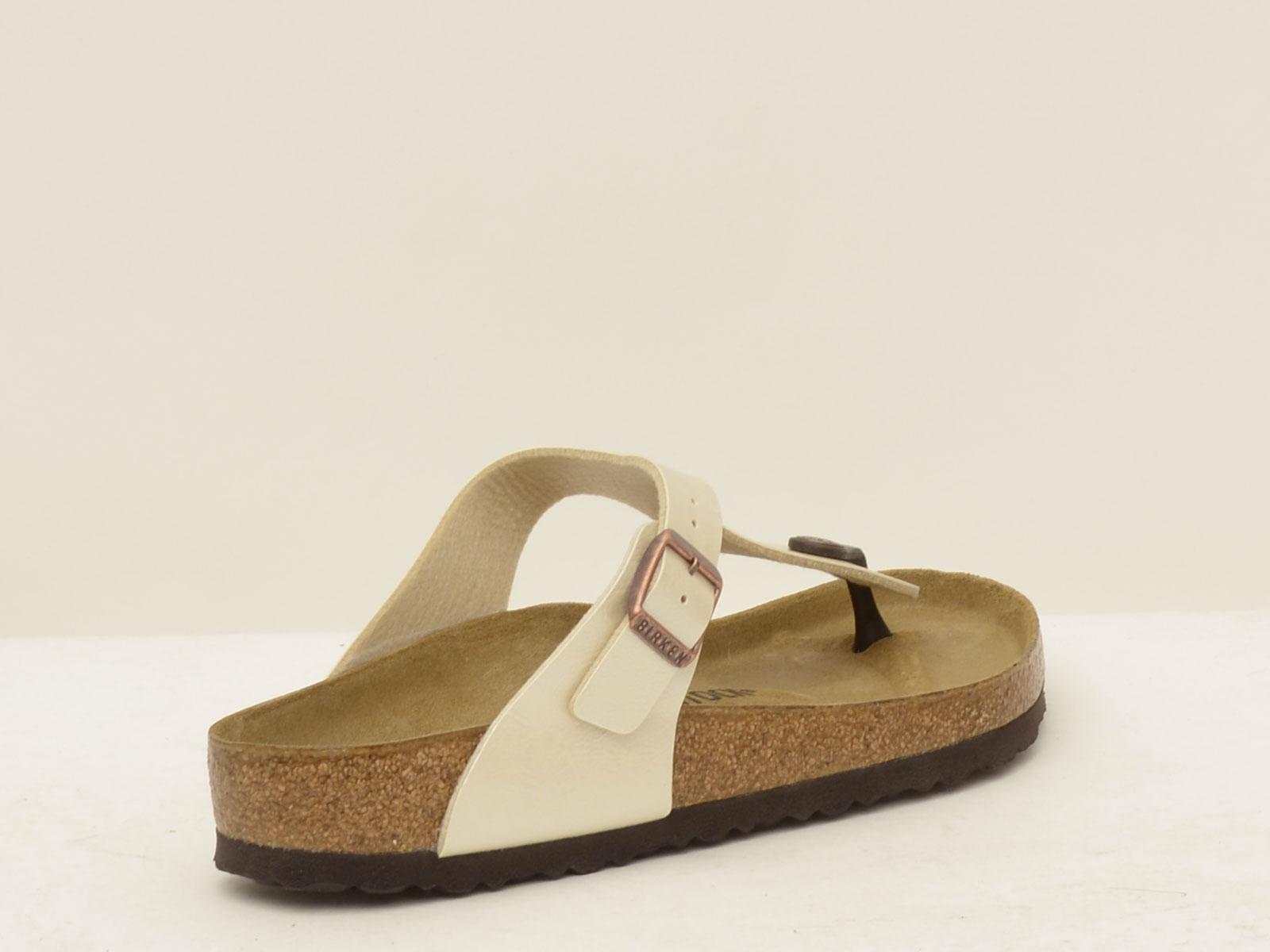 sandalo gizeh GIZEH943871 PEARL WHITE BIRKENSTOCK 