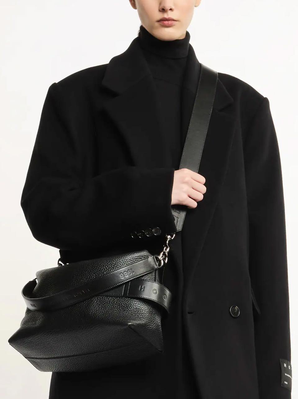 h bag script bauletto KBW01OH0200TLZB999 NERO HOGAN 