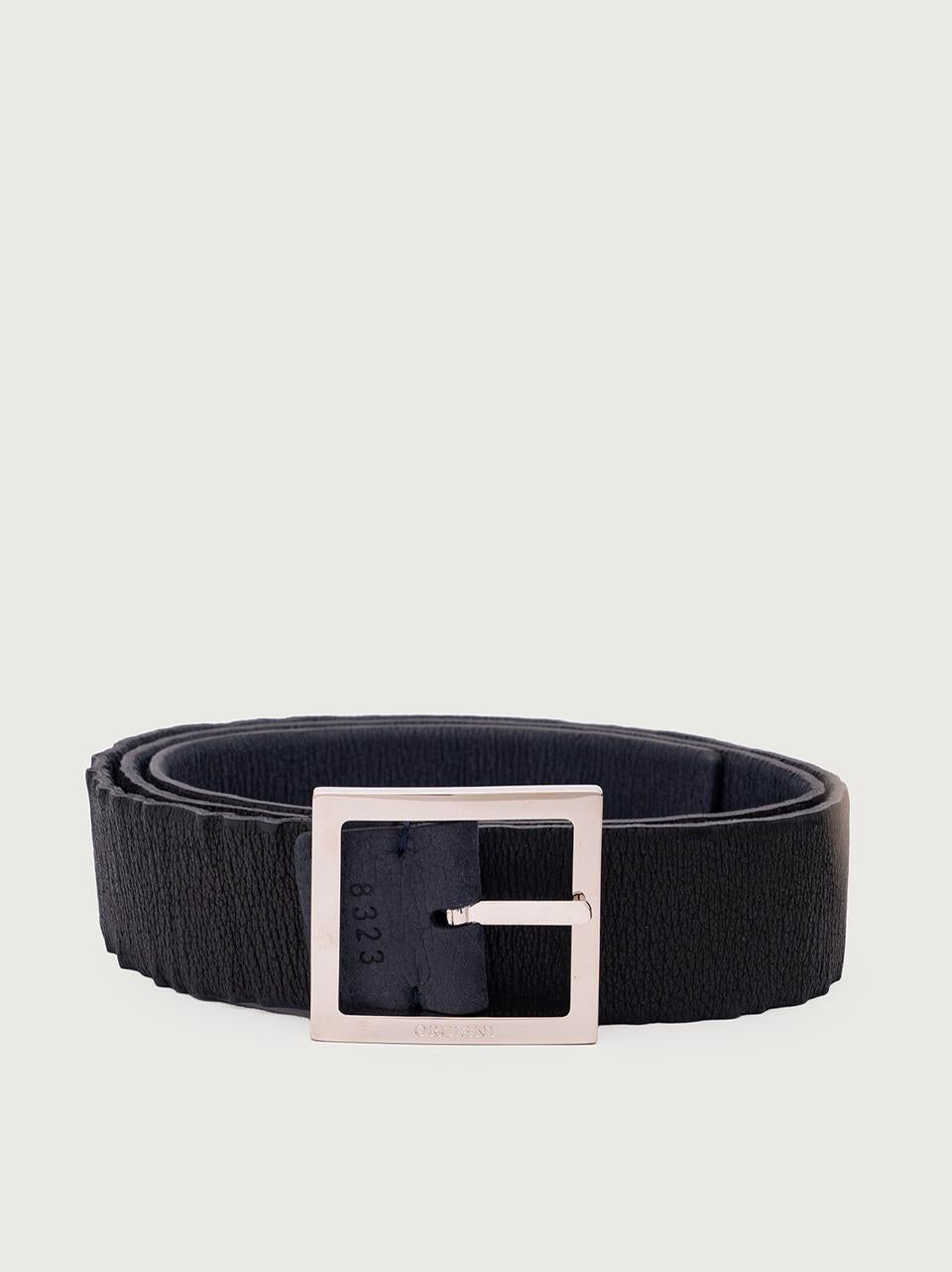 cintura reversibile elasticizzata U08323CDT BLU NERO ORCIANI 