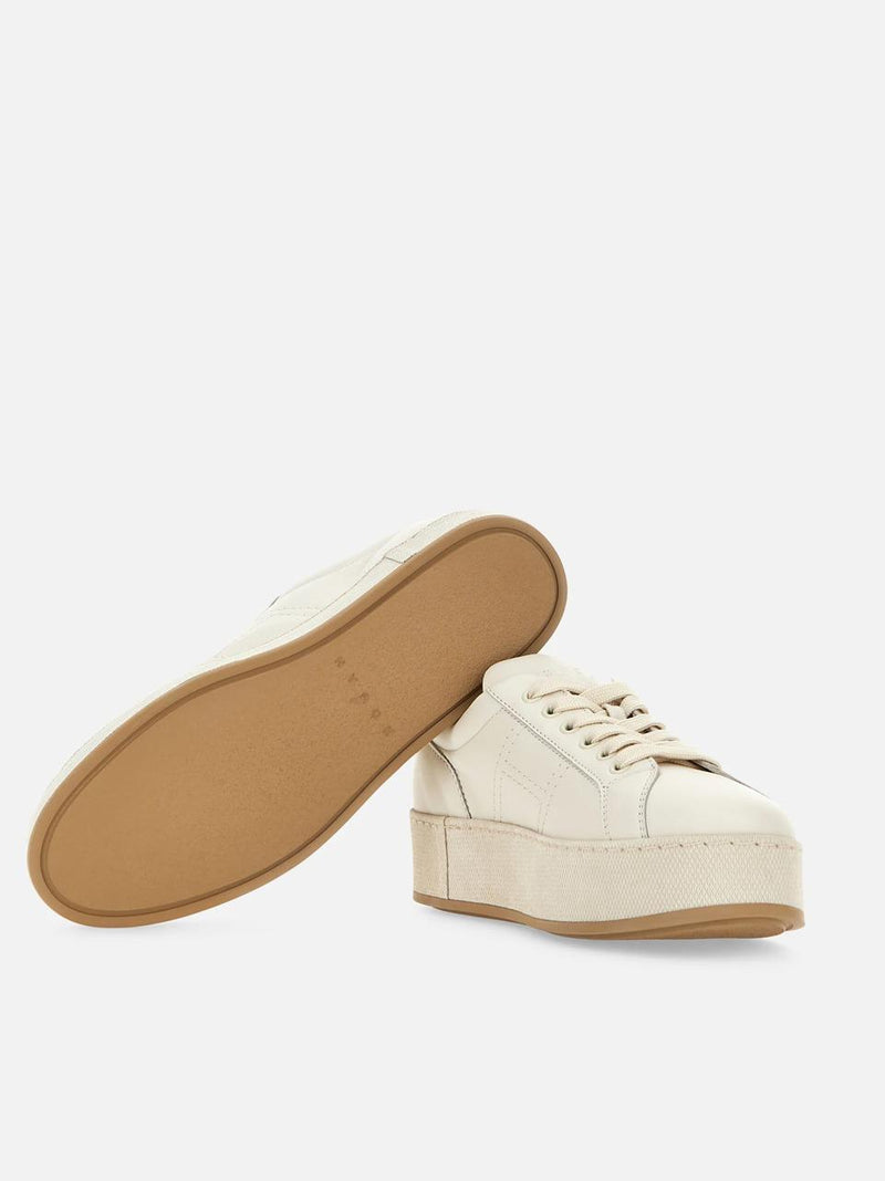 sneakers 681 fondo fasciato HXW6810FP50LE9B013 YOGURT HOGAN 