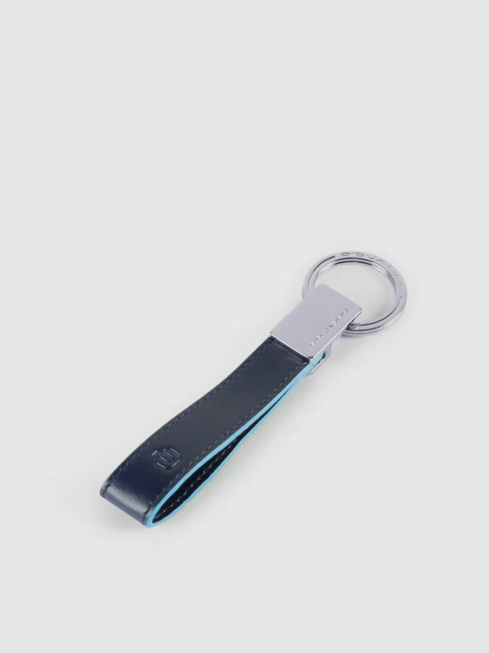portachiavi con anello PC4855B2 BLU PIQUADRO 