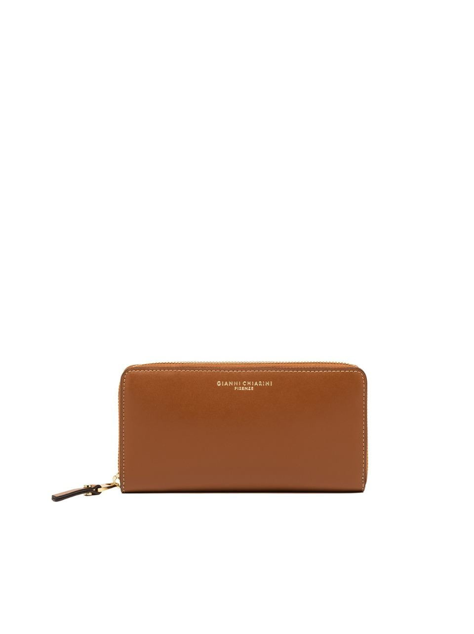 portafogli zip aruud grande PF504C2ALF CARAMELLO GIANNI CHIARINI 