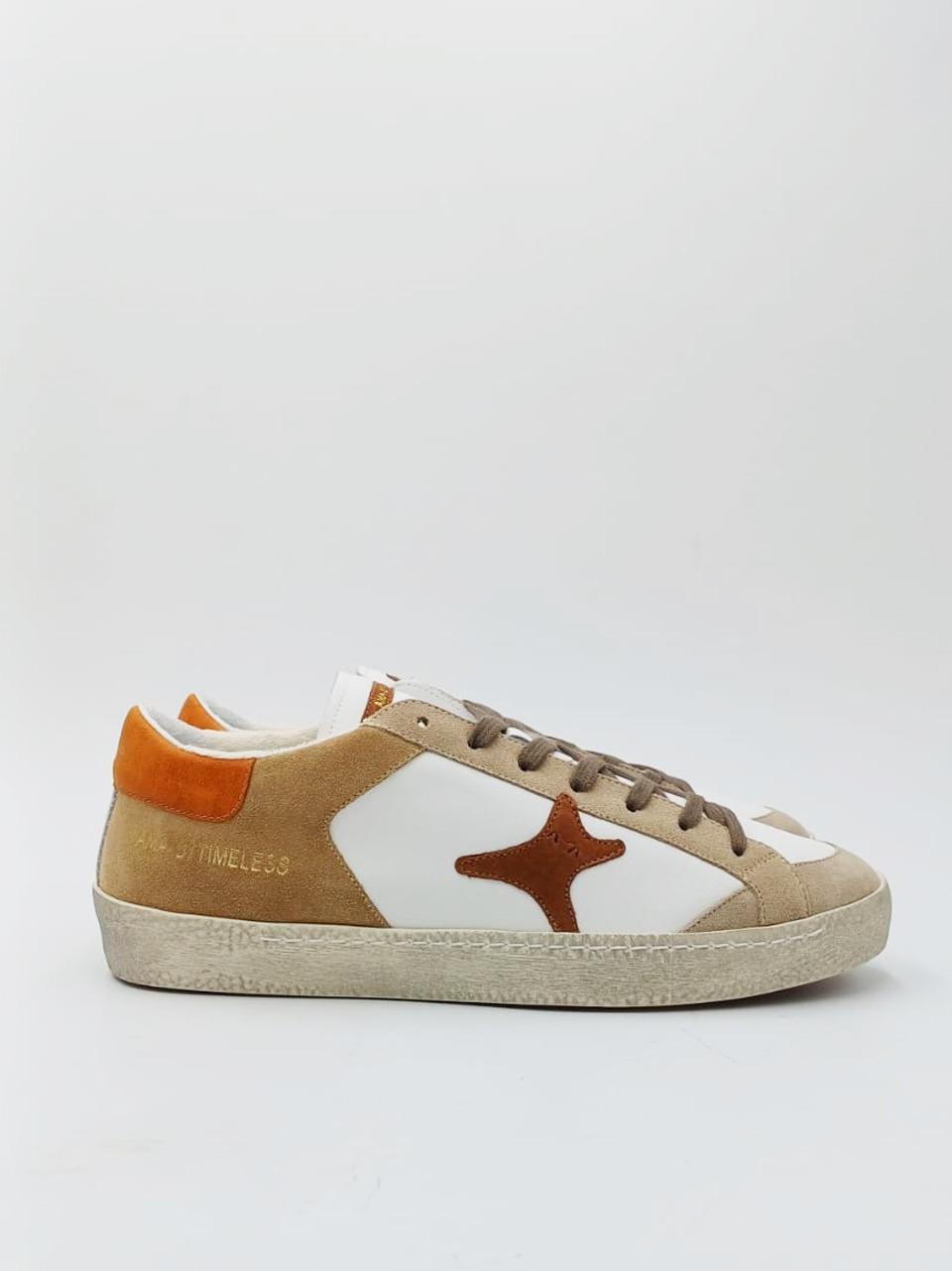 sneakers timless 4615 BIANCO SABBIA AMA brand 