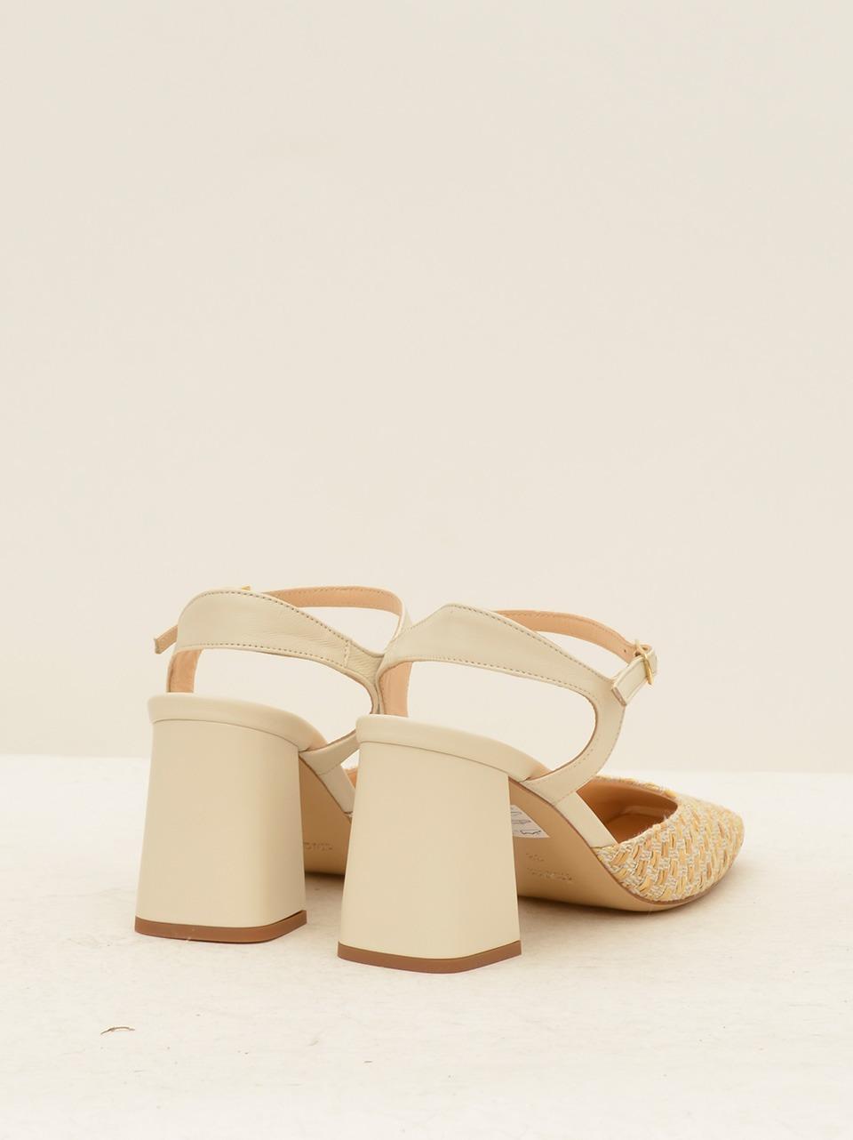 chanel rafia tacco 70 1707 NATURE MATTEO PITTI 