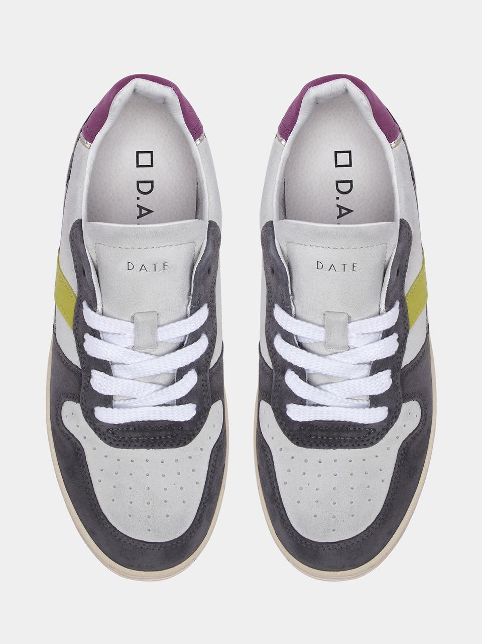 sneakers court 2.0 W411-C2-VCIP GHIACCIO\GRIGIO D.A.T.E 