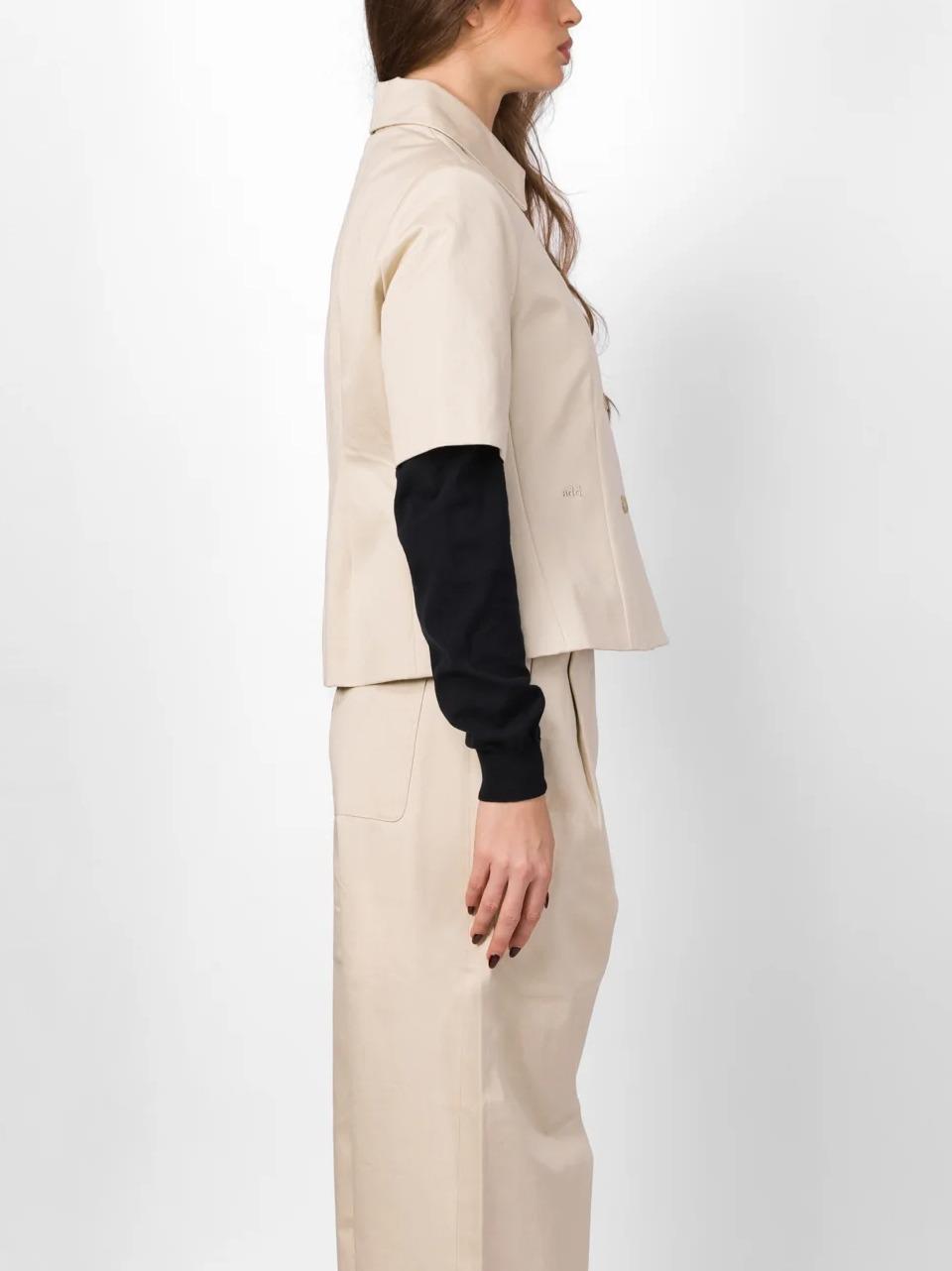 short jacket mezza manica D18 7295 add 