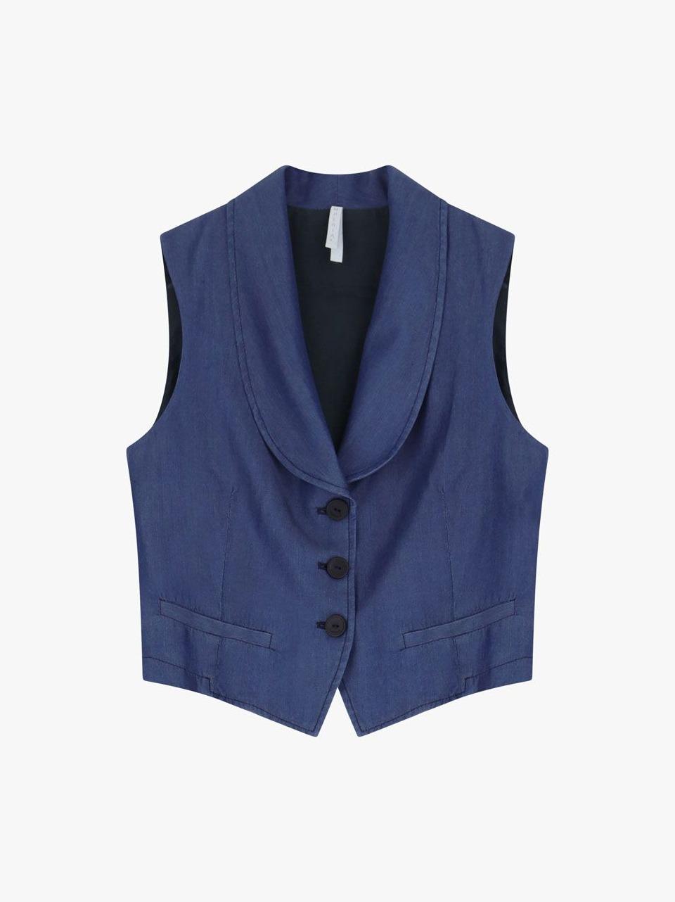 gilet in denim LC94JYVL 1670 SELECTED 