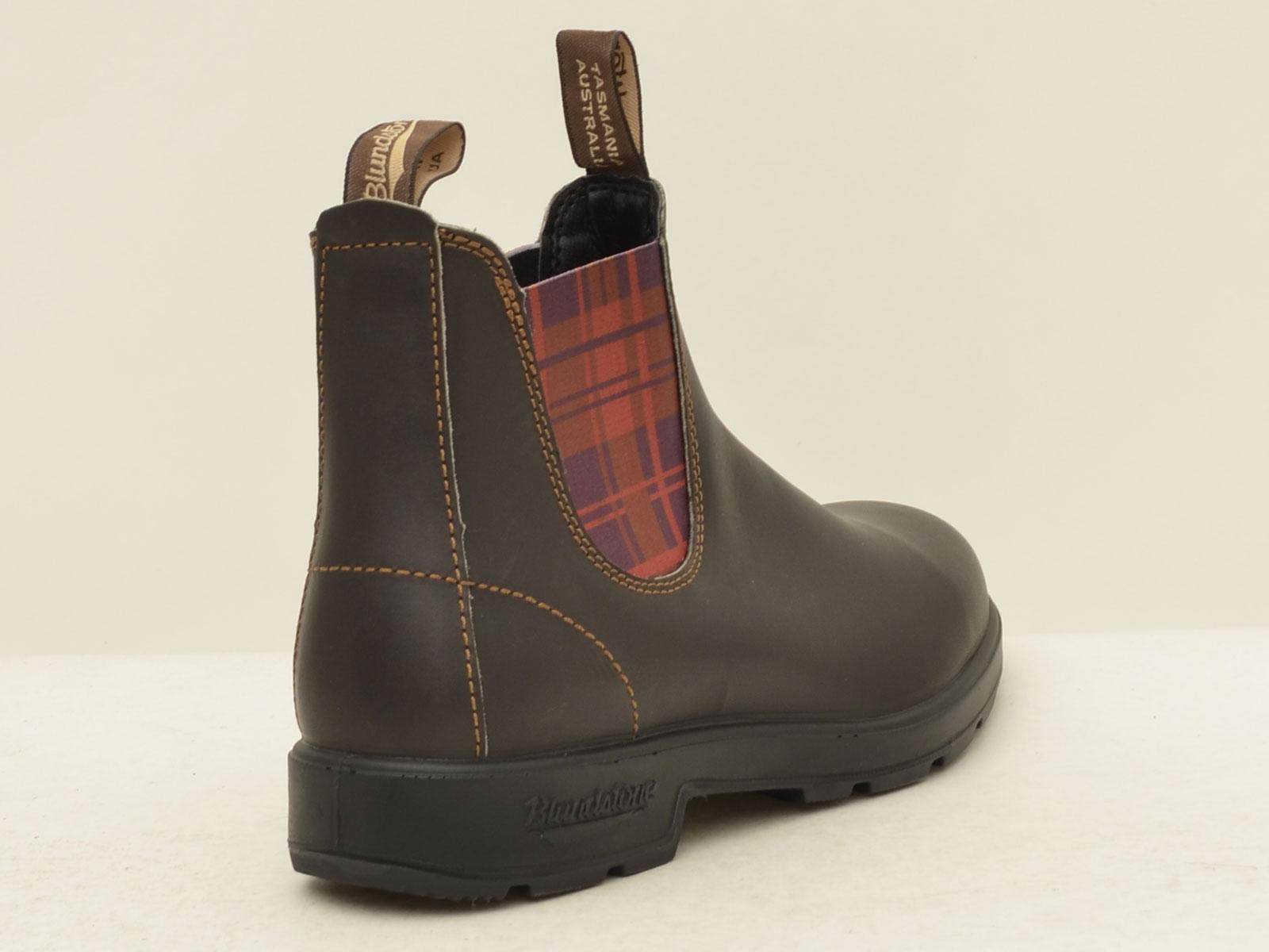 beatles elastico  tartan rosso 2100 BC BROWN LETHER BROWN Blundstone 