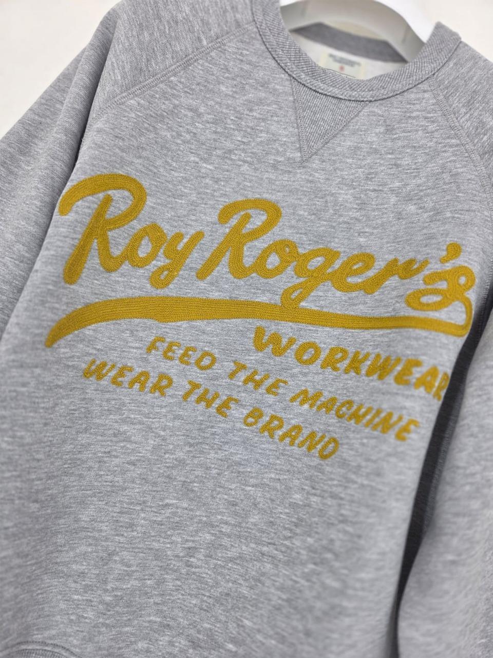 felpa feed the machine RRW022CR260124 G ROY ROGER'S work wear 