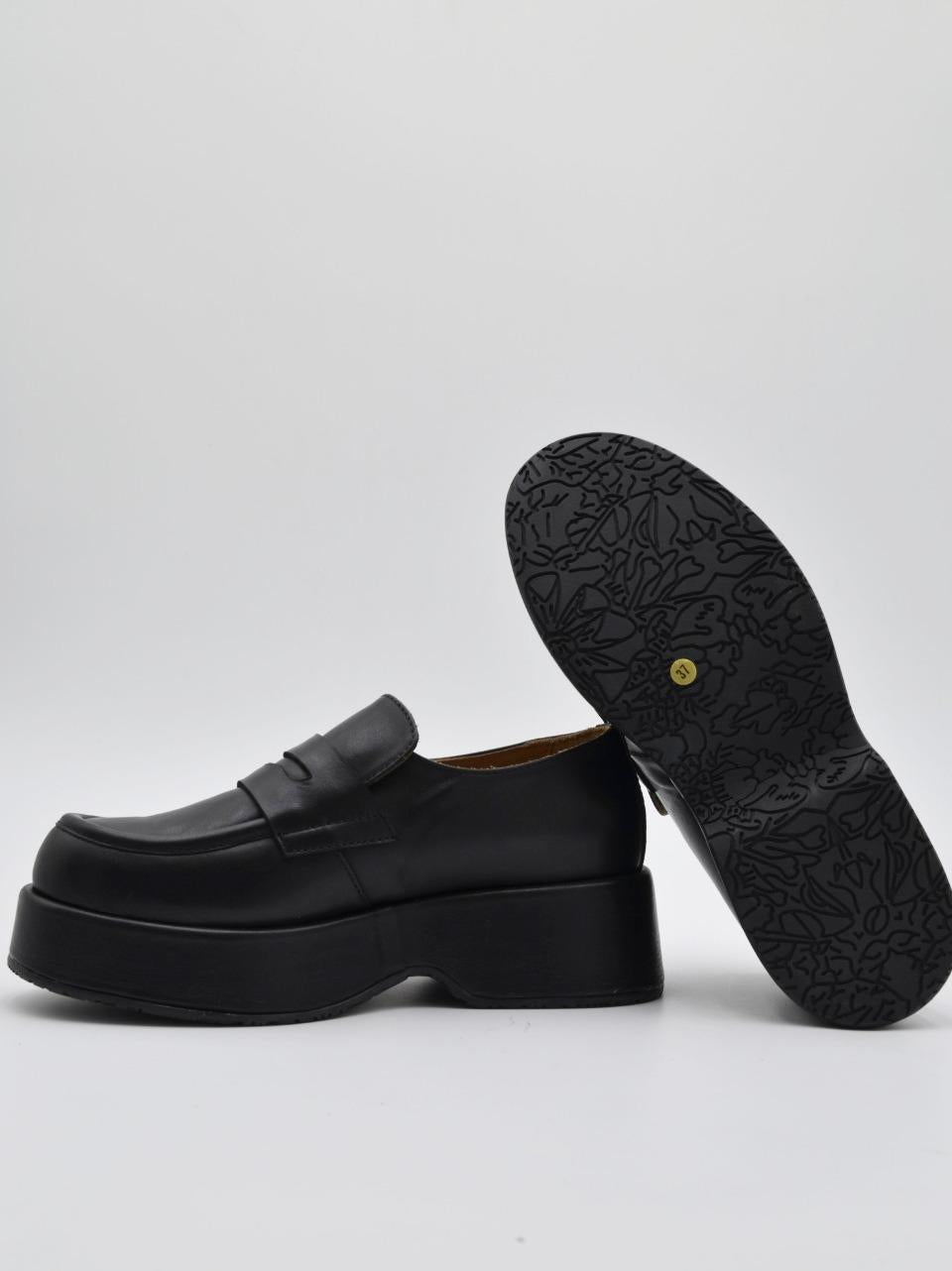 mocassino con passante DI25150 NERO MICHAEL DASS 