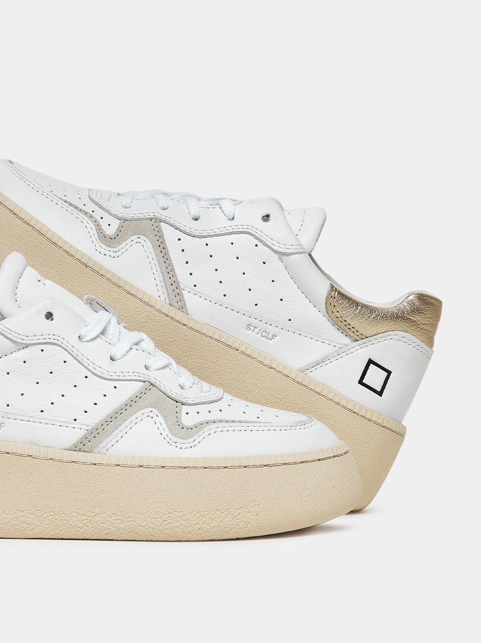 sneakers step W997-ST-CA-WM BIANCO\ORO D.A.T.E 