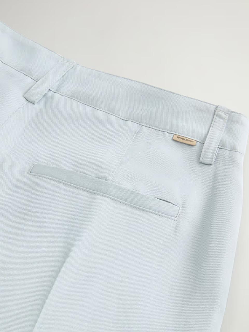 pantalone palazzo lino viscosa TR2025UT3043 10024 WOOLRICH 