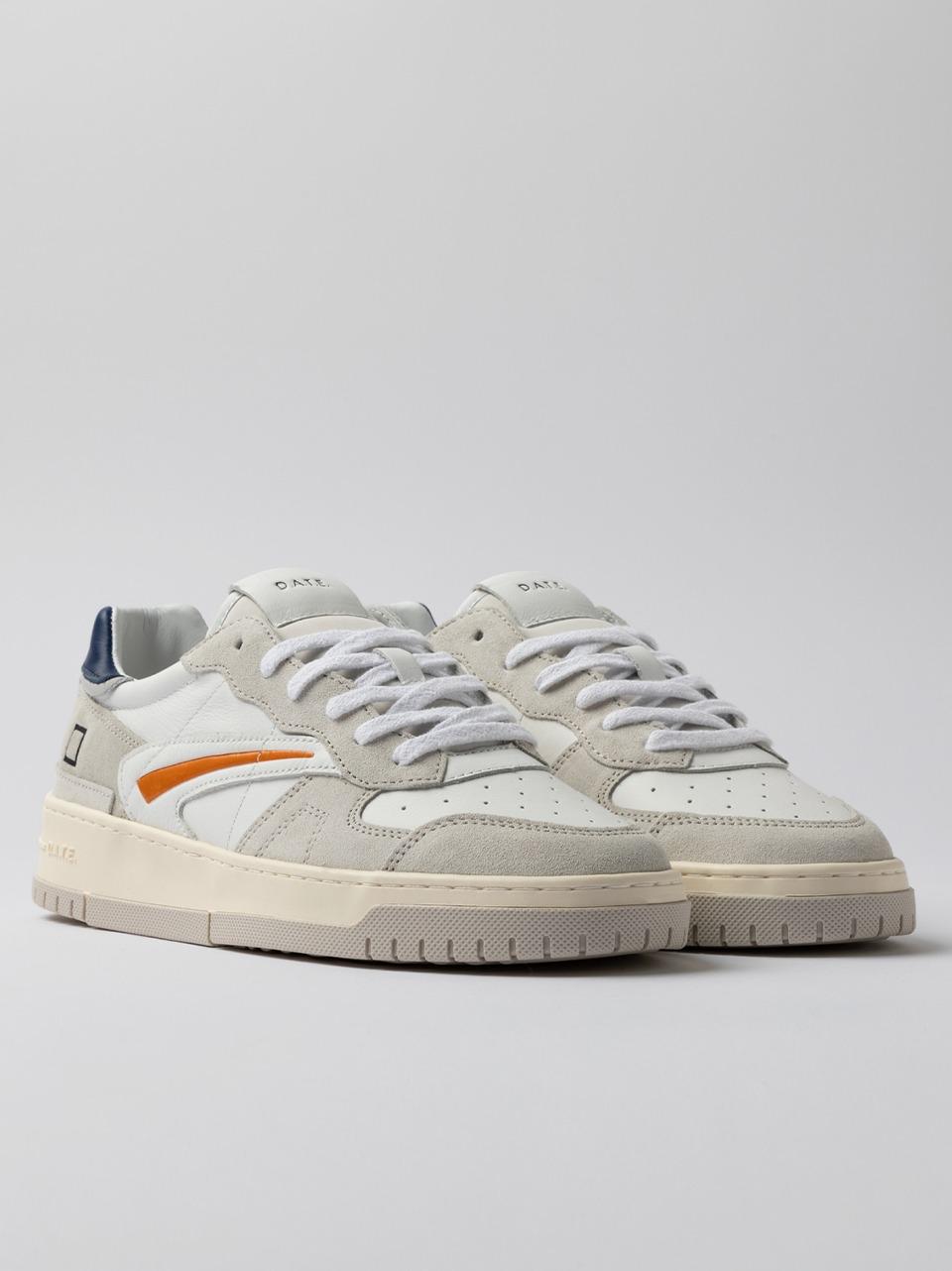 sneakers torneo TO-PSF-WL WHITE BLU D.A.T.E 