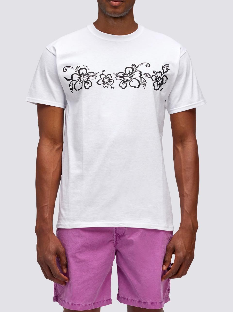 t-shirt stampa floreale M636TEJY3IA 00600 SUNDEK 