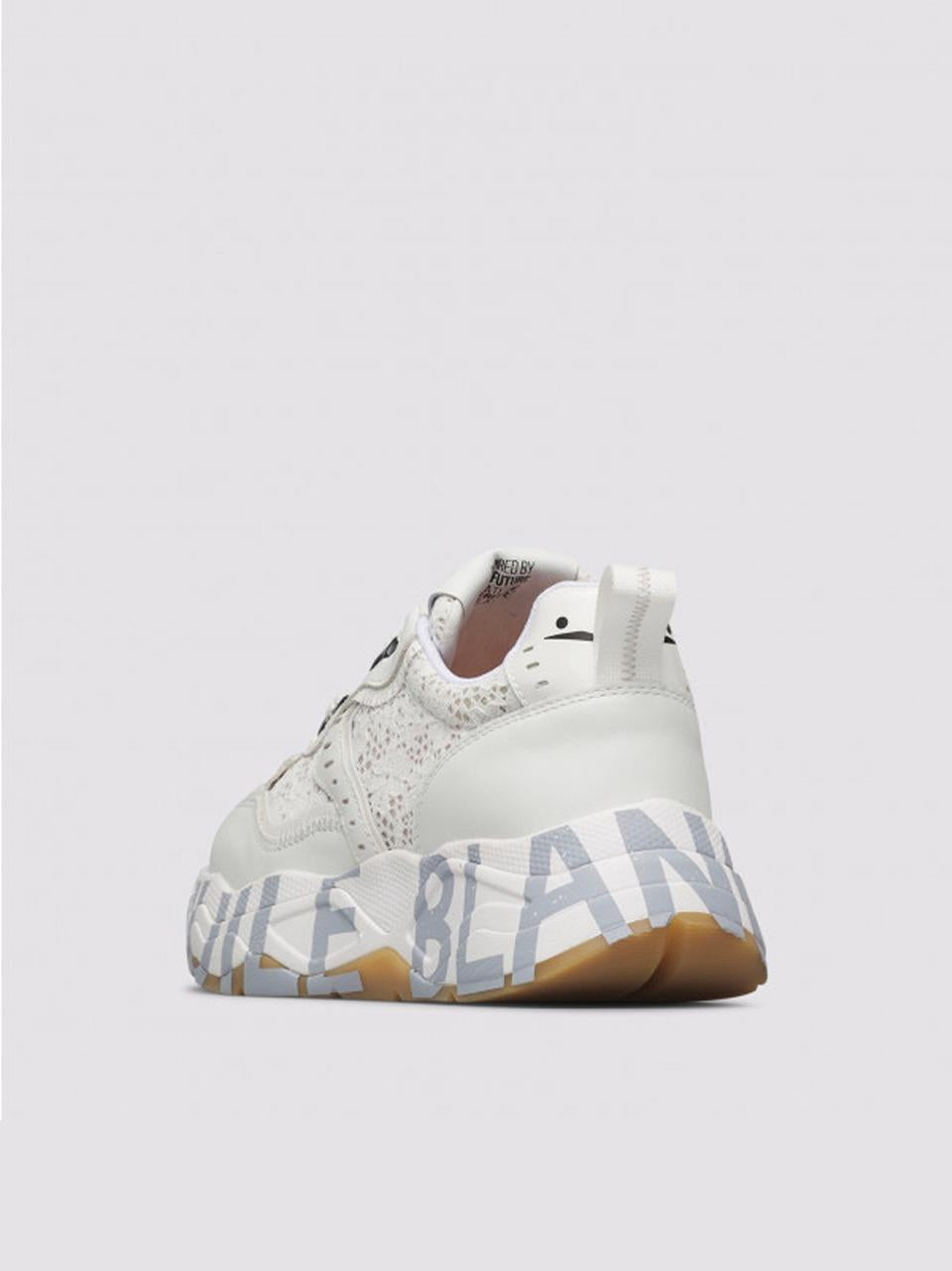sneakers club 105 con  pizzo CLUB 105 001-2017475 0M07 WHITE VOILE BLANCHE 
