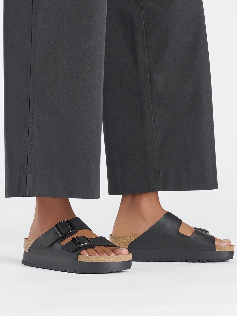 sabot arizona papillio platform ARIZONA1027385 BLACK BIRKENSTOCK 