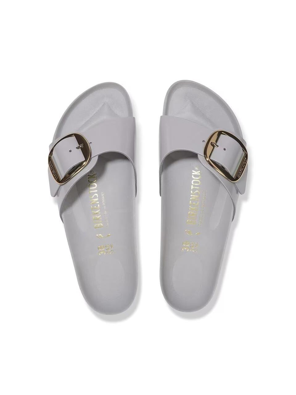 sabot madrid big bukle shine MADRID1029534 STONE COIN BIRKENSTOCK 