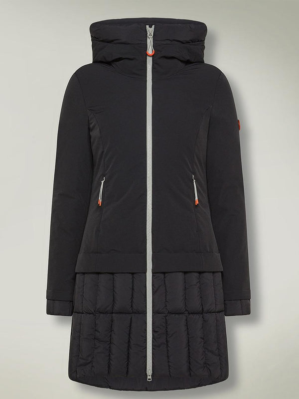 piumino lungo 38601 NERO DEkker 