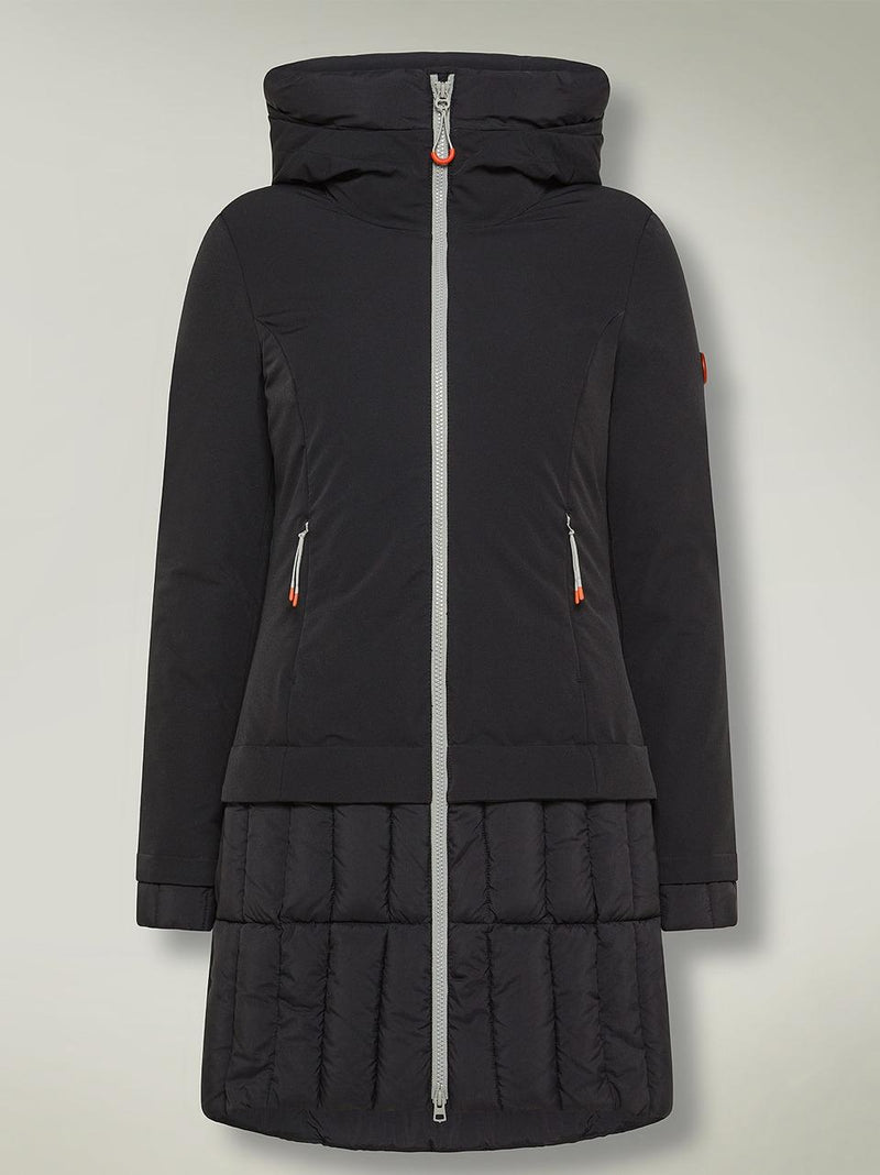 piumino lungo 38601 NERO DEkker 