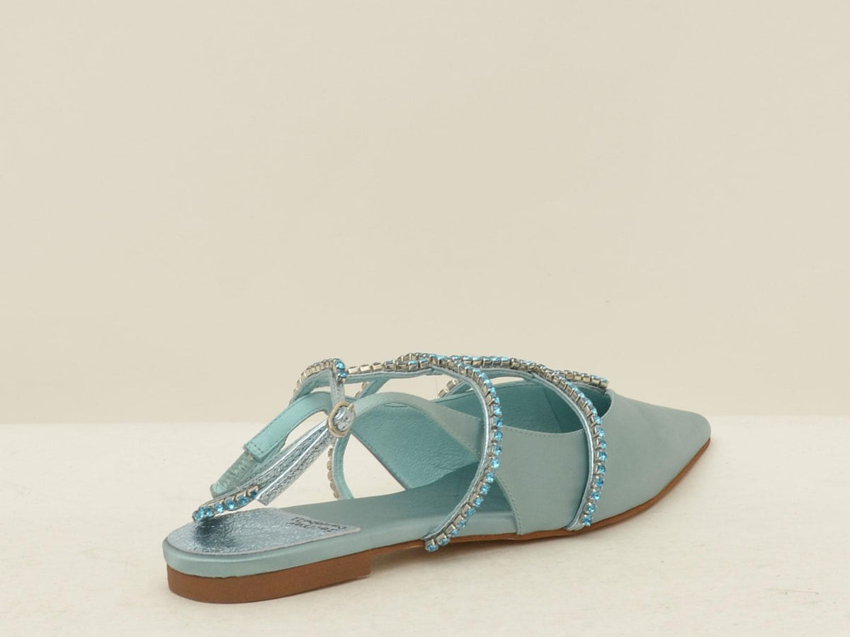 chanel pristina con swarosky taco 10 mm JCSR2P-150A TURQUAISE JEFFREY CAMPBELL 