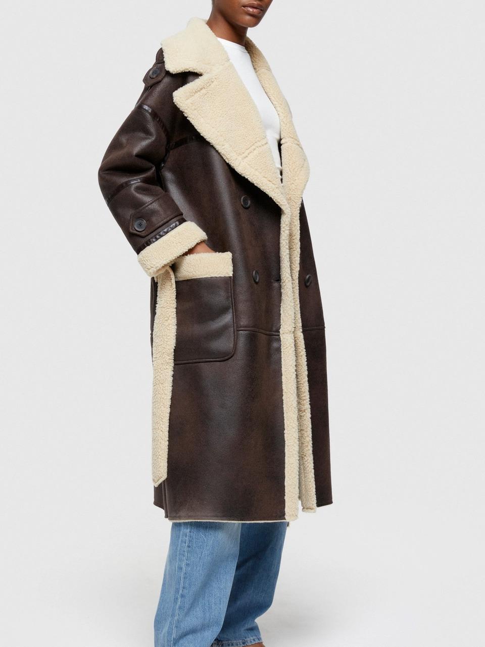 ecoshearling reversibile 9263 6603 oof 