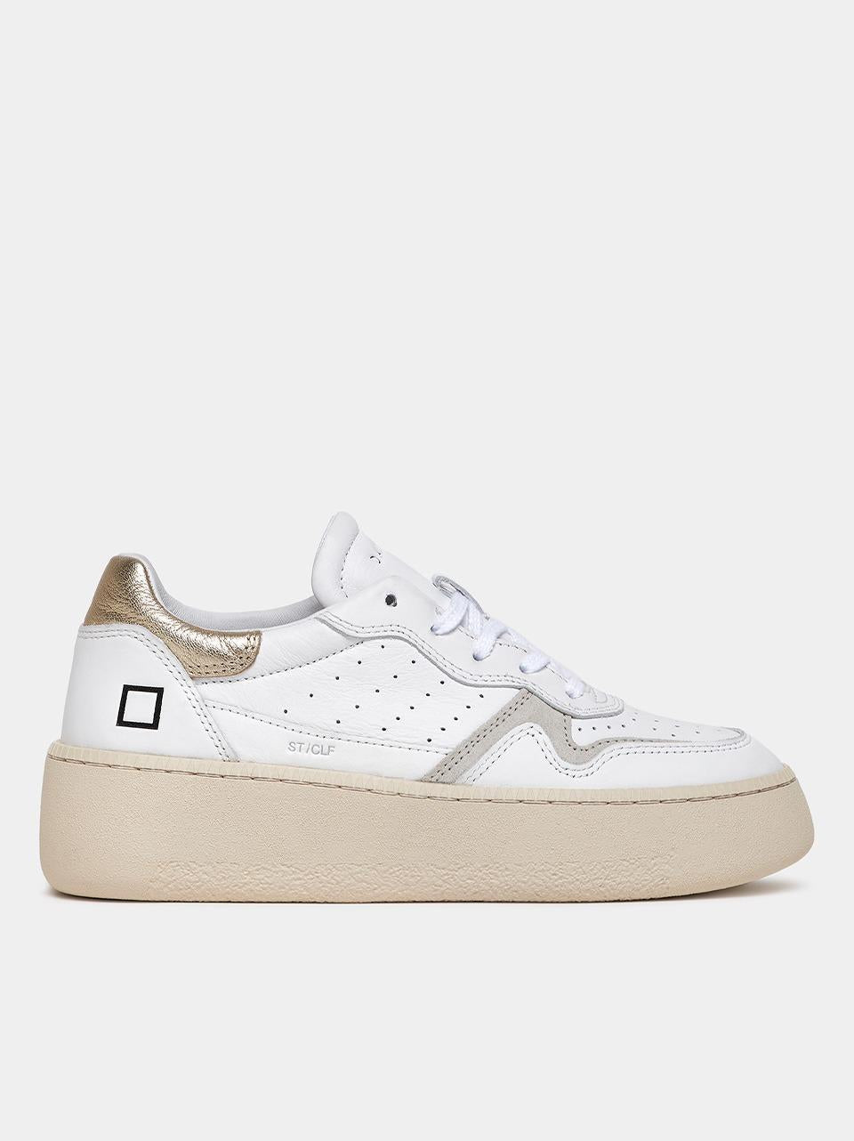 sneakers step W997-ST-CA-WM BIANCO\ORO D.A.T.E 