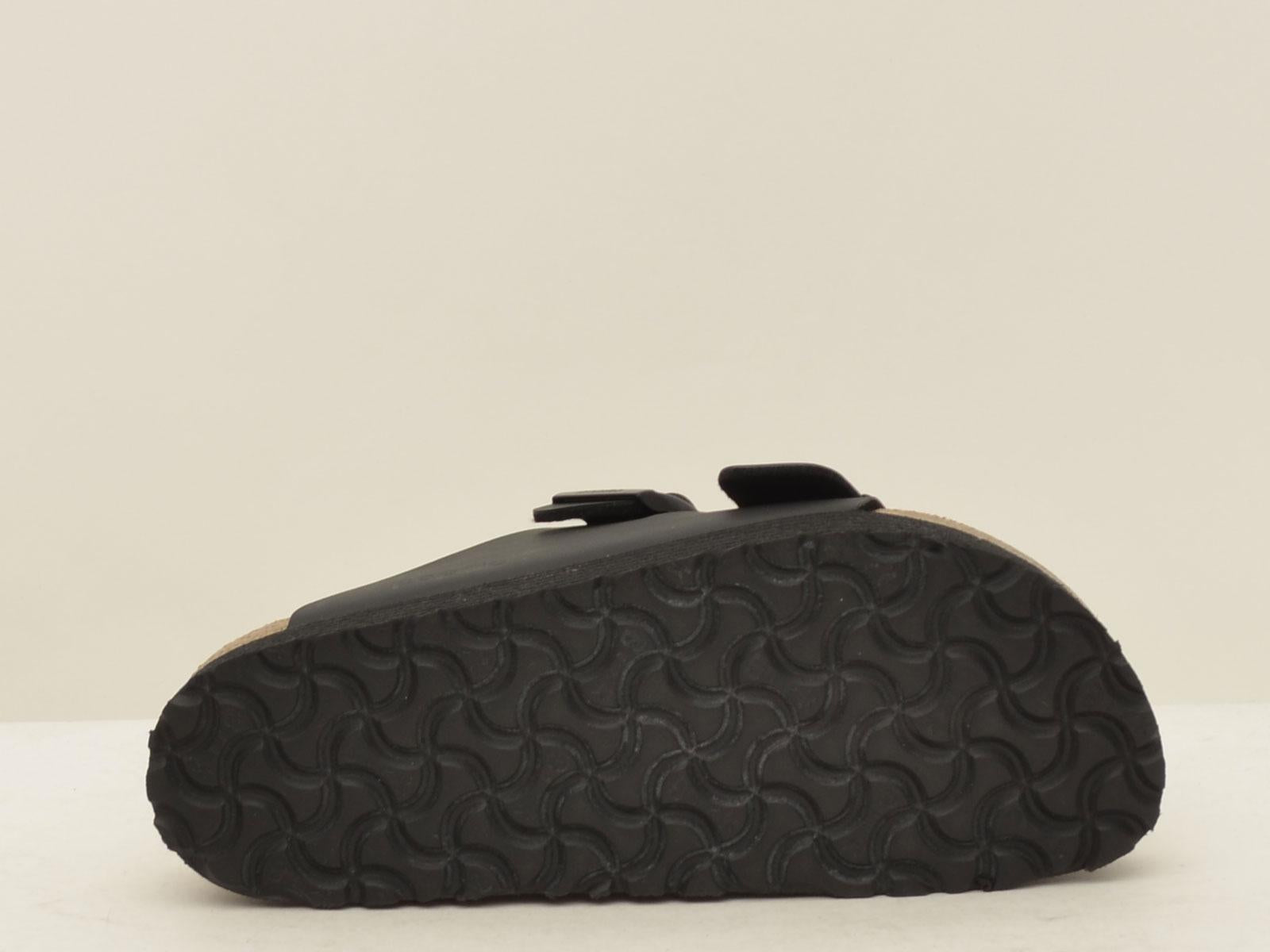 sabot arizona ARIZONA1018520 GROVED BLACK BIRKENSTOCK 