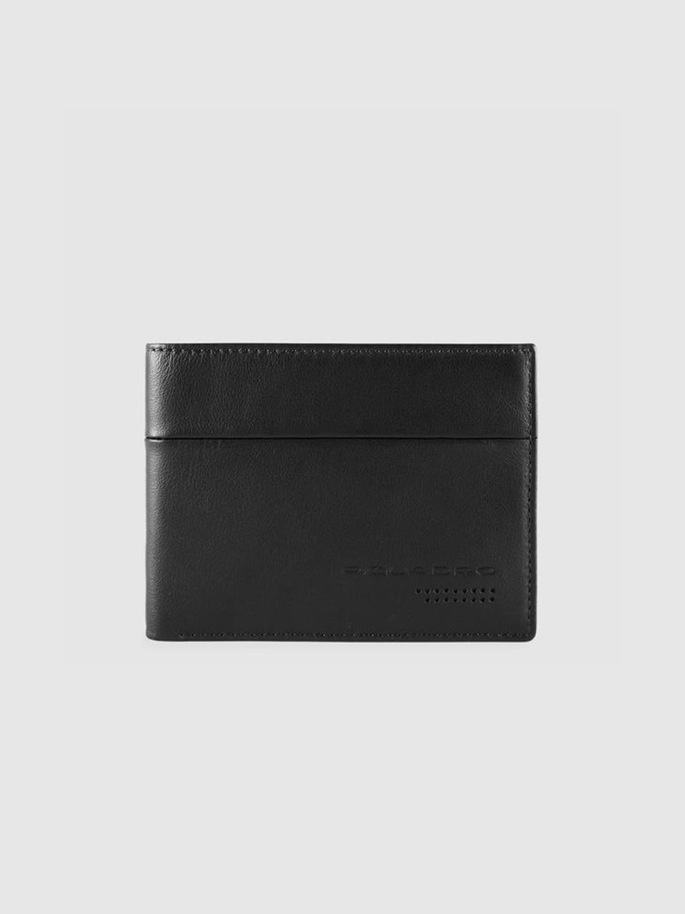 potrafogli con portamonete PU257UB00R NERO PIQUADRO 