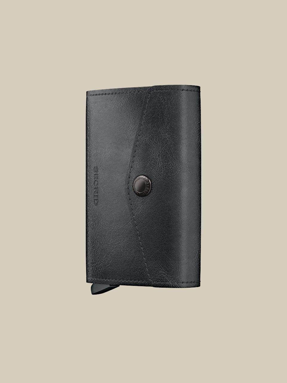 portacarte con portamonete EV-VINTAGE BLACK BLACK SECRID 