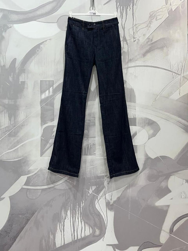 pantalone dritto denim fiammato MOUNING PD557 812 DEPARTMENT FIVE 