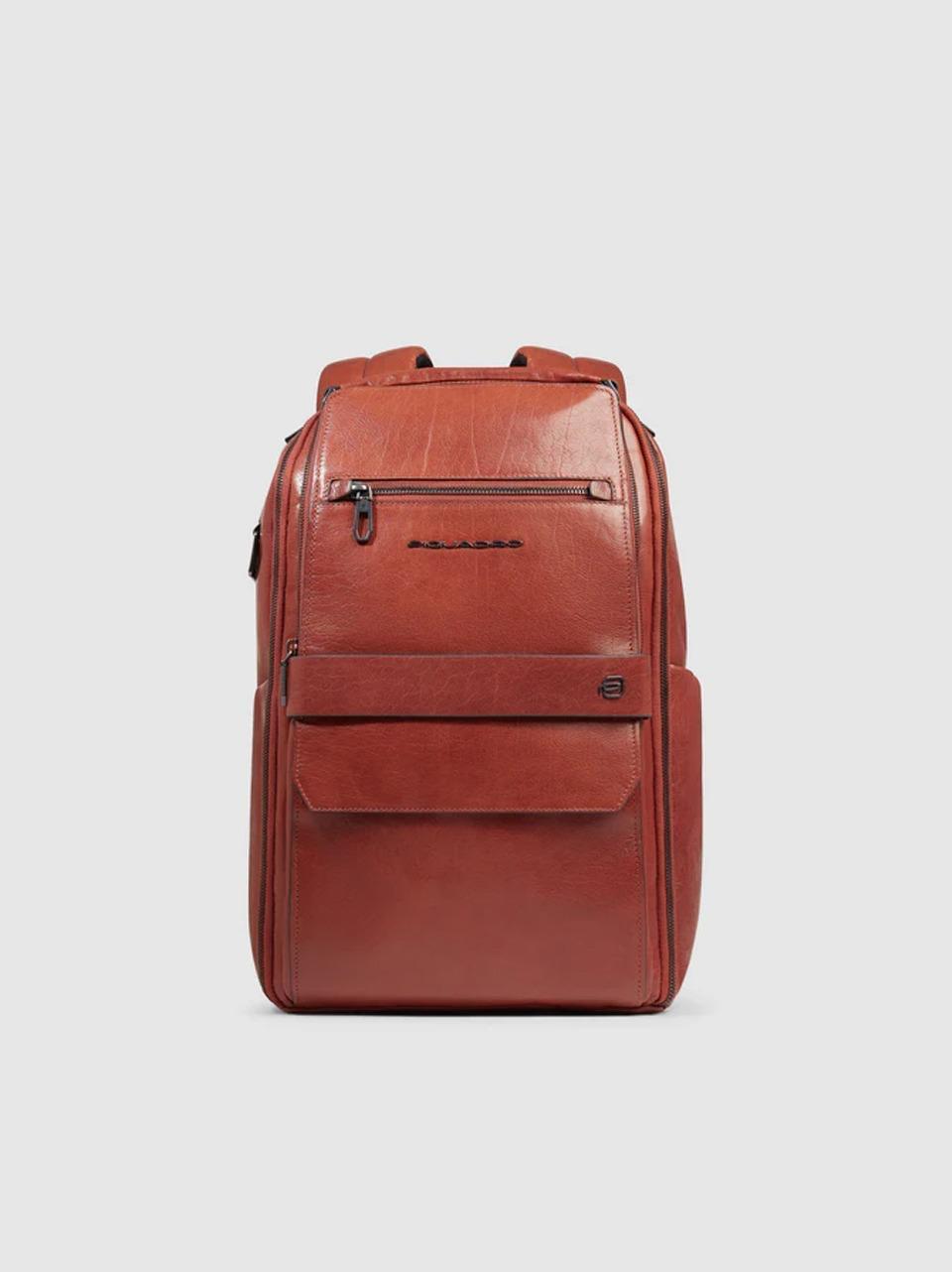 zaino 14'' in pelle bufalo CA7021S141 CUOIO PIQUADRO 