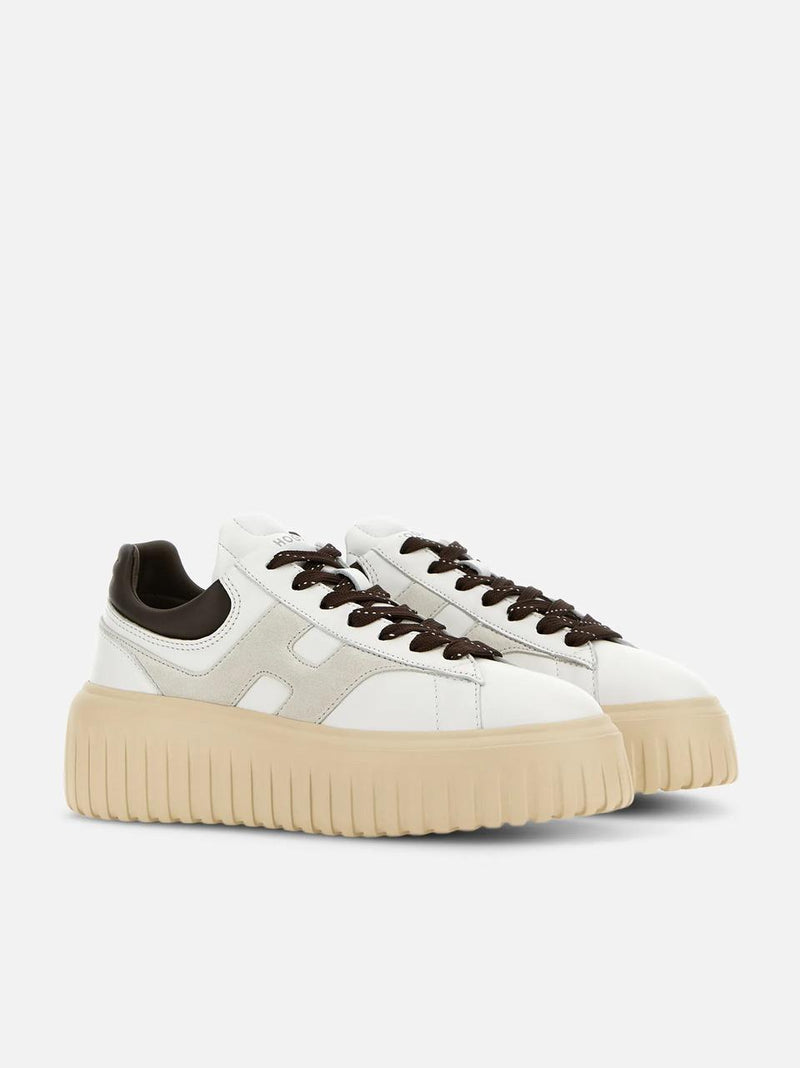 sneakers h stripe HXW6450FE9LUIT0BAZ BIANCO\TDM HOGAN 