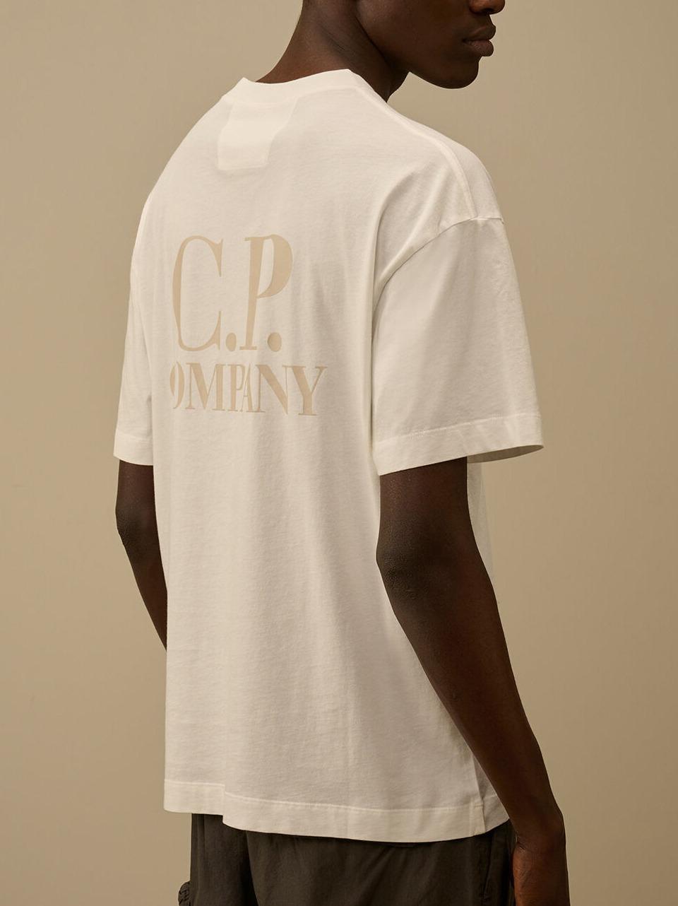 t shirt jersey stampa back 20CMTS086A 103 C.P COMPANY 