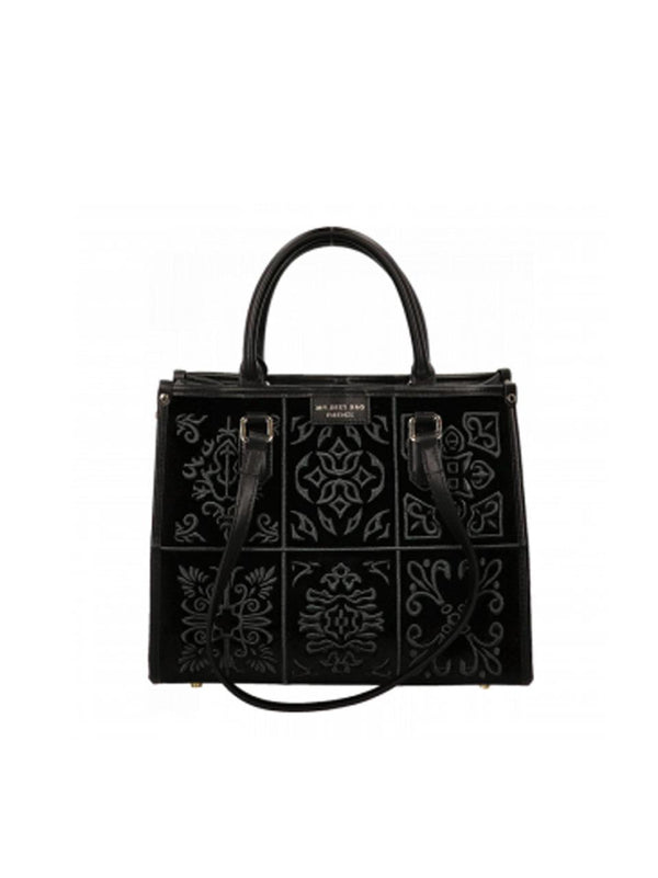 borsa lisbona velvet grande 1001 NERO MY-BEST BAGS 
