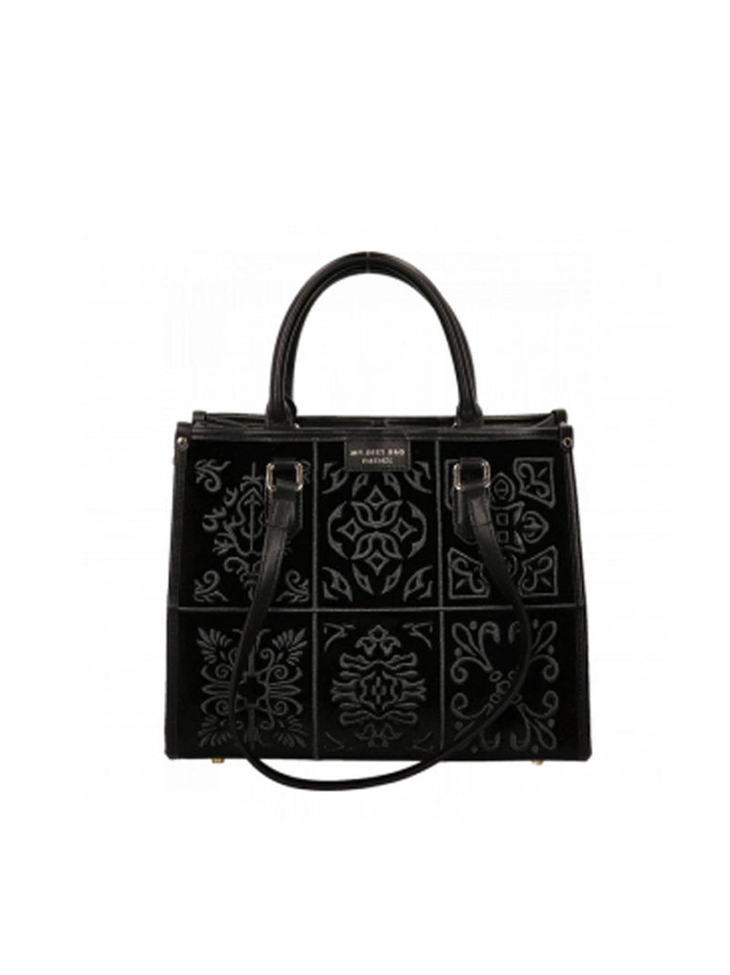 borsa lisbona velvet grande 1001 NERO MY-BEST BAGS 