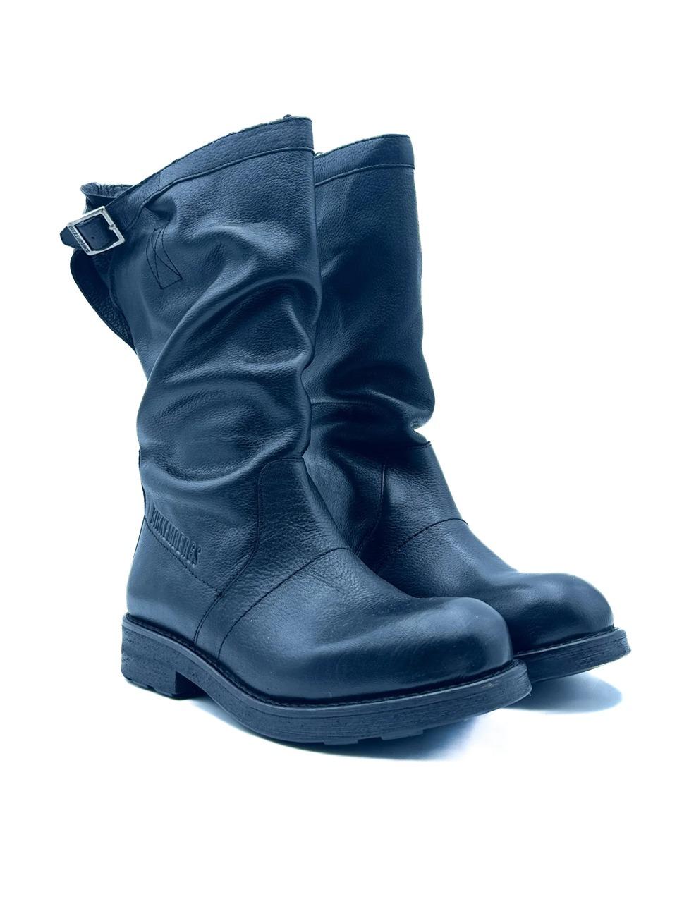 stivale medio crincle 27 NERO BIKKEMBERGS 