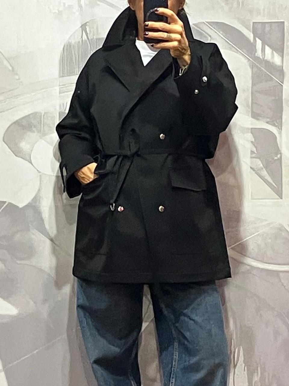 trench gabardina puffy cinturina 9322 990 oof 