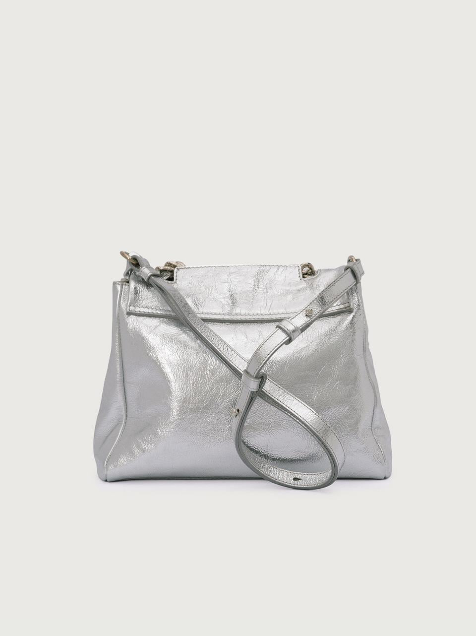 borsa sveva piccola metal B01999METAL ARGENTO ORCIANI 