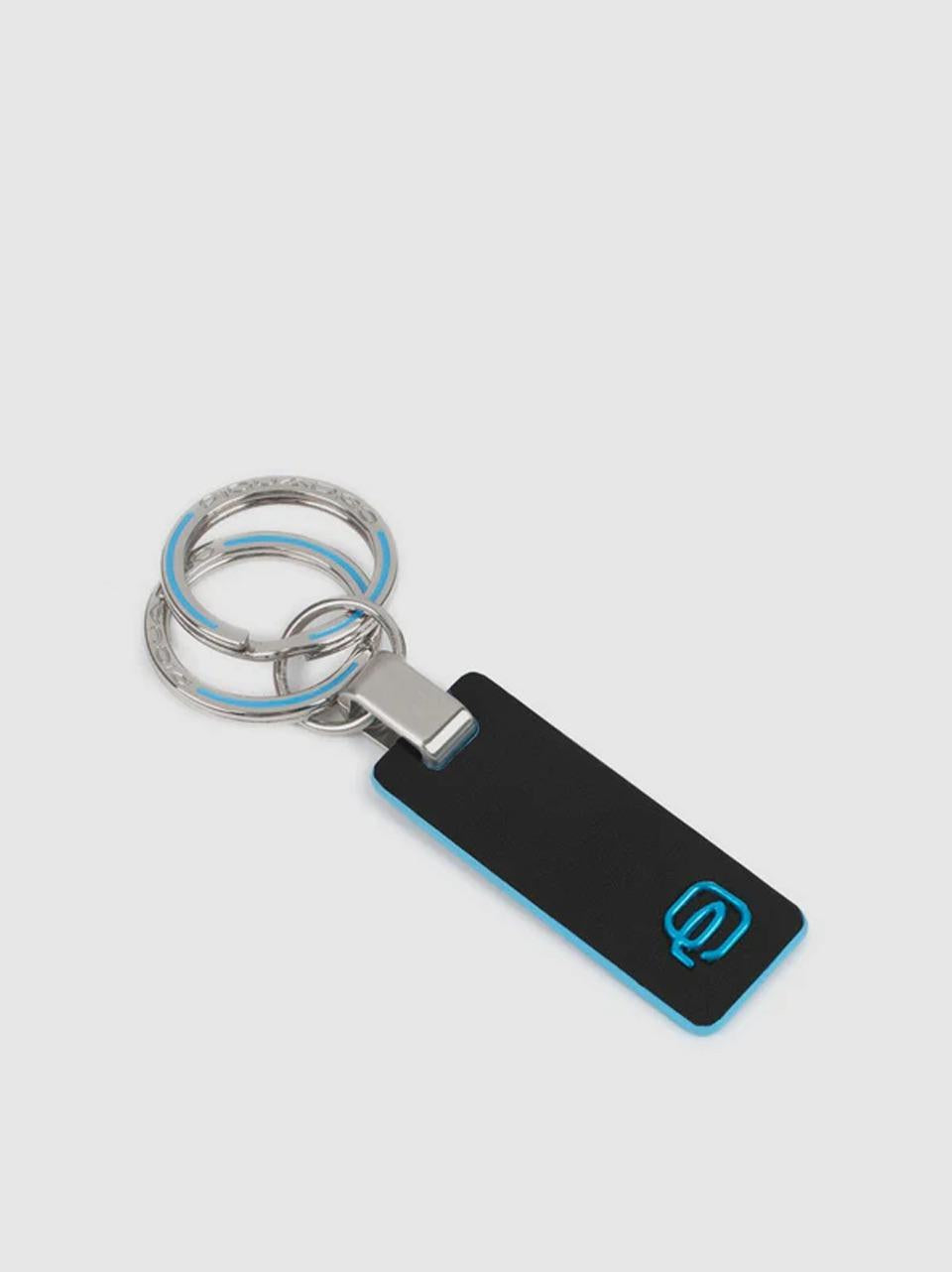 portachiavi con doppio anello PC3755B2 NERO PIQUADRO 