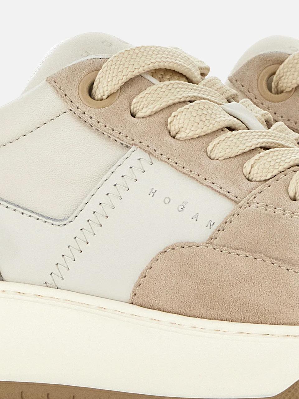 sneakers skate HXM6670FQ00U6502IK BIANCO BEIGE HOGAN 